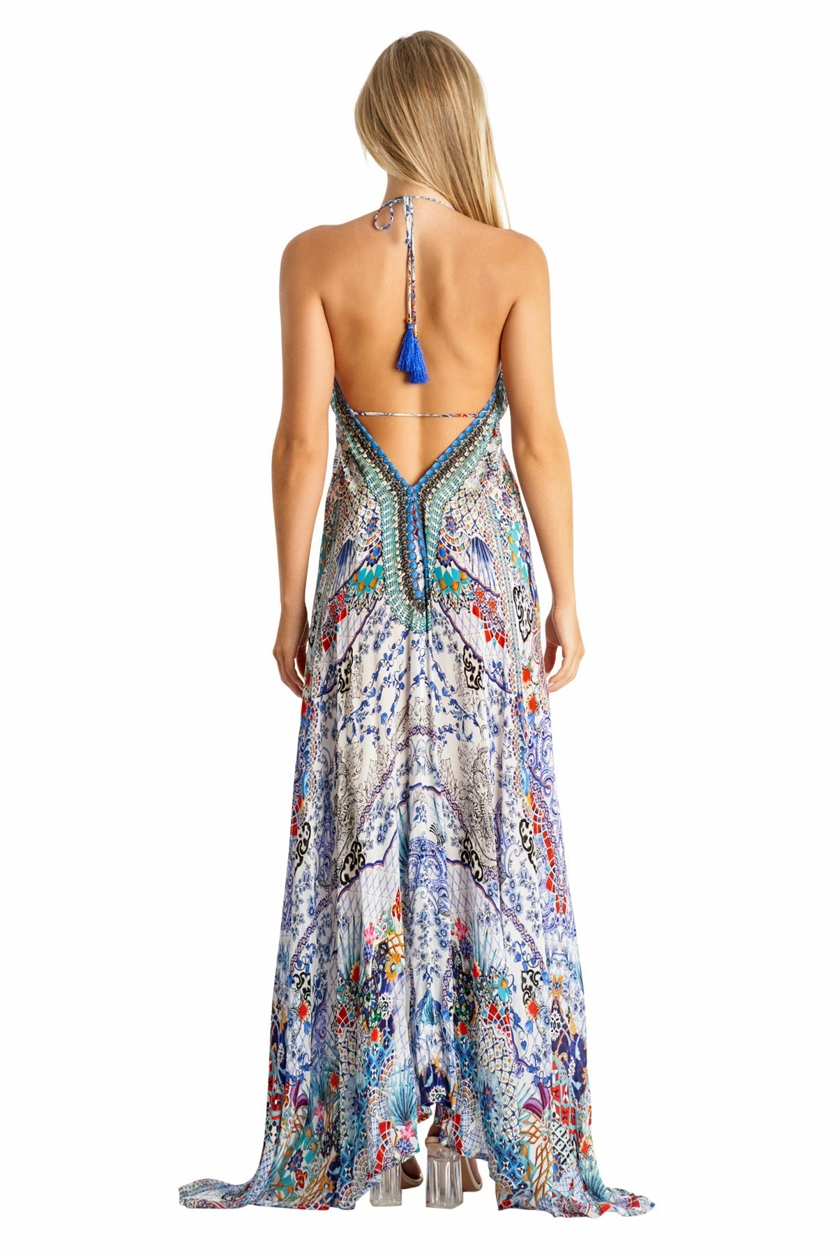 Valentina Halter Maxi Dress