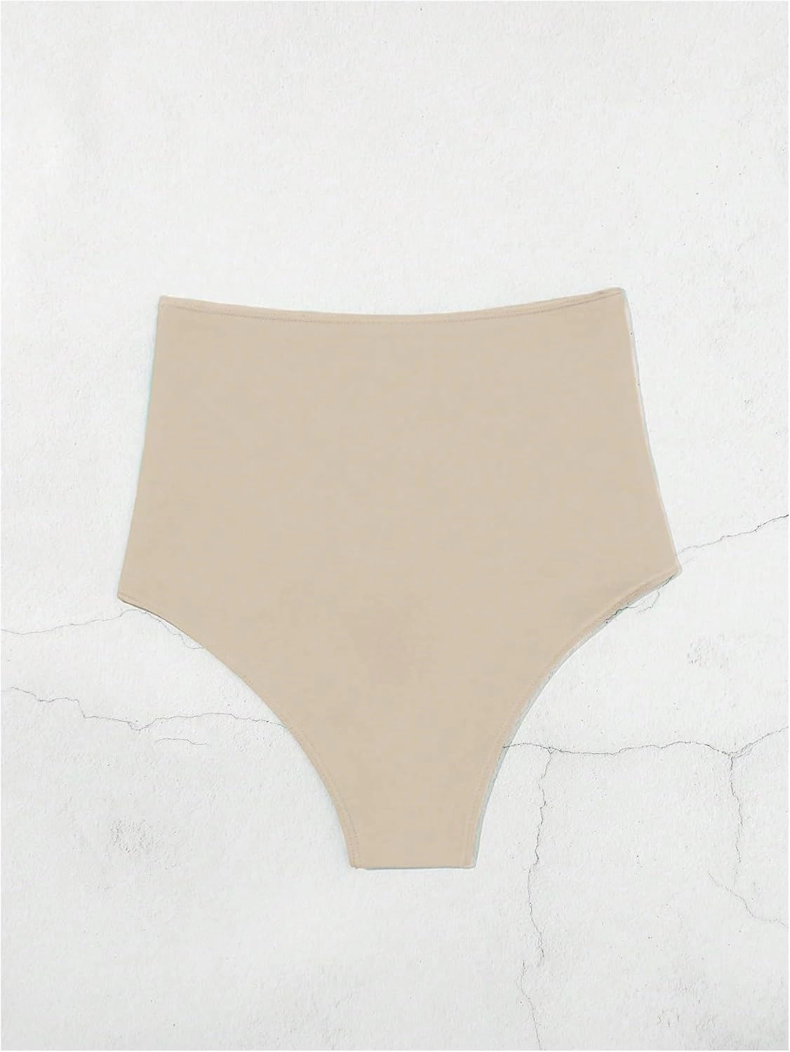 Verdusa Women's High Waist Bikini Bottoms Ruched Tummy Control Bathing Suit Bottoms