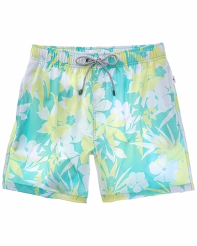 VINTAGE SUMMER 4-Way Stretch Volley Swim Trunk
