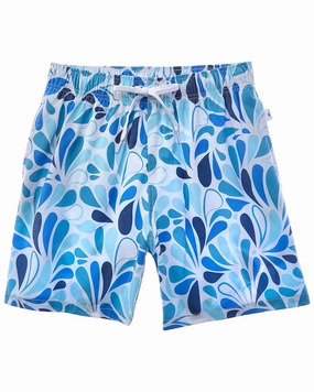 VINTAGE SUMMER 4-Way Stretch Volley Swim Trunk