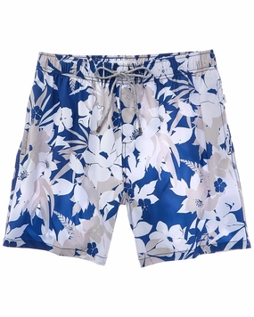VINTAGE SUMMER 4-Way Stretch Volley Swim Trunk