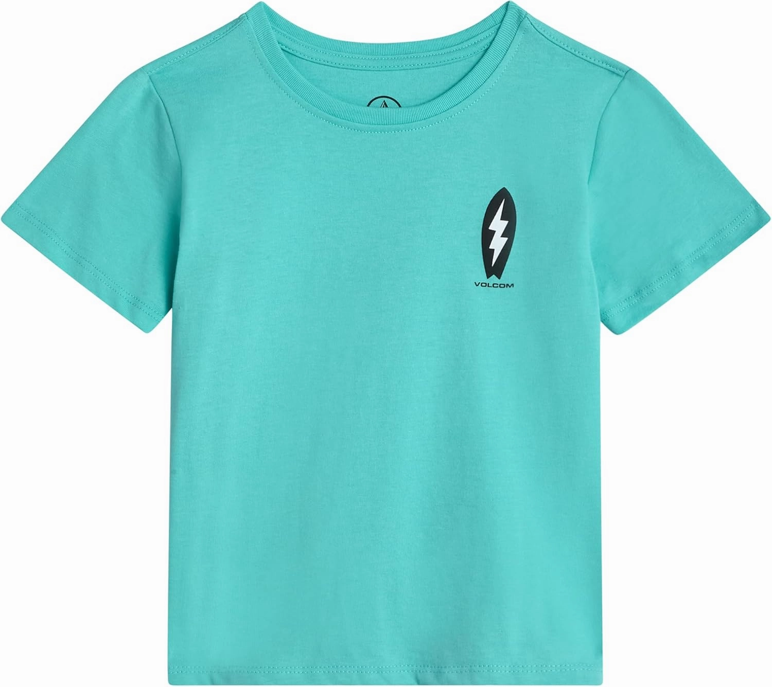 Volcom Baby Boys Swim Set - 2 Piece Short Sleeve Swim Shirt Graphic Tees & Board Shorts - Infant Toddler Little Boys Swimsuit