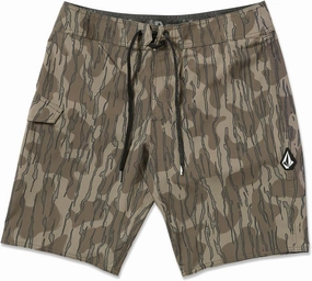 Volcom Men's Mod Tech 20" Boardshort Swim Trunk