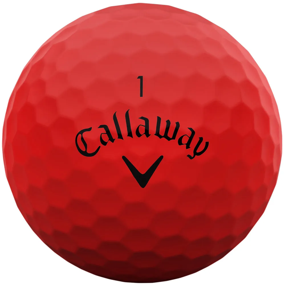 Callaway Supersoft Golf Balls - Matte Red - 12 Pack, Low compression golf balls
