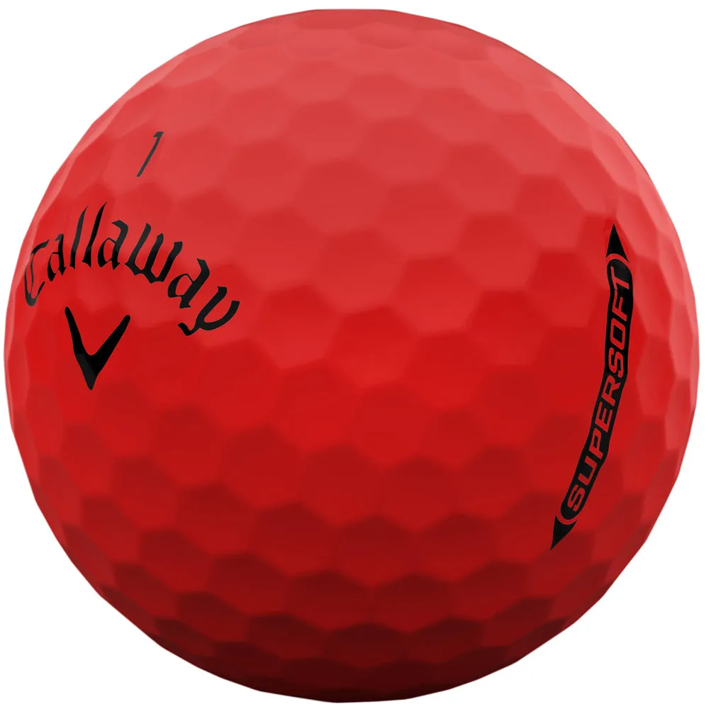Callaway Supersoft Golf Balls - Matte Red - 12 Pack, Golf rule book 2024, Backyard golf setup
