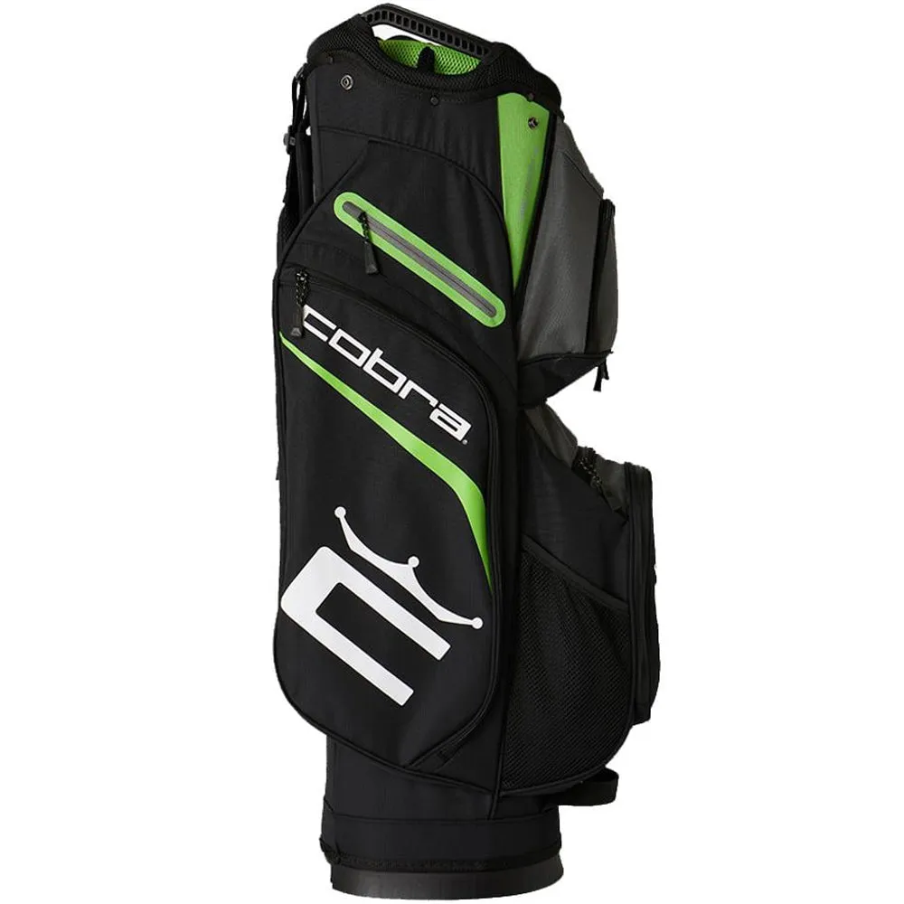 Cobra Signature Cart Bag - Black/Grey/Green, Golf resistance bands, Golf gift for men, Rain golf gloves