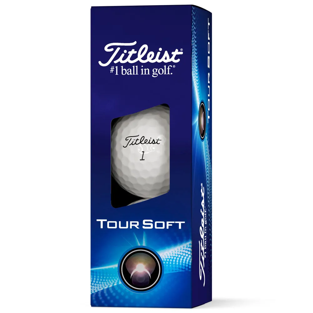 Titleist Tour Soft Golf Balls - White - 12 Pack, Golf travel essentials, Golf fitness equipment