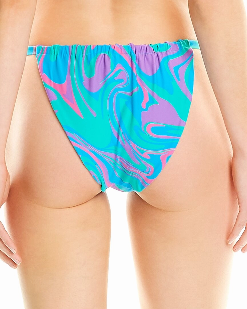 WeWoreWhat Adjustable Ruched Bikini Bottom