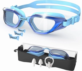Whale Swim Goggles Adult Swim Goggles Anti Fog Swimming Goggles Wear Comfortable Polarizing Swim Goggles Adult/Unisex