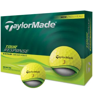 While Supplies Last TaylorMade Tour Response Balls - Yellow - 12 Pack Final Call, Golf push cart