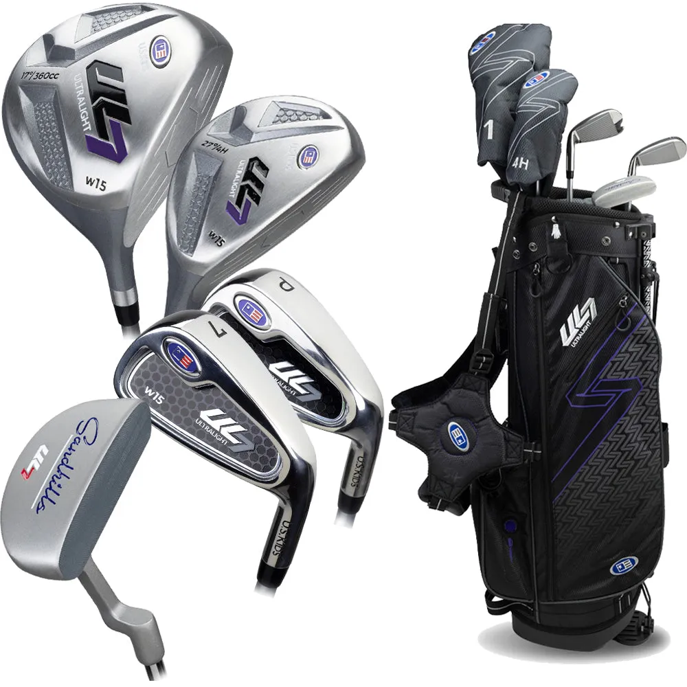 While Supplies Last U.S Kids Golf Junior Ultralight 7 54 5 Club Stand Set - (54-57" Golfer Height) Just Arrived, Men's golf polo shirts, Golf club regripping kit, Adjustable golf driver