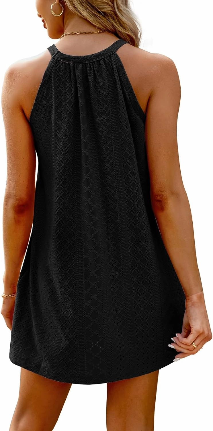 WIHOLL Swimsuit Cover Up for Women Crochet Hollow Out Summer Dresses for Women 2025