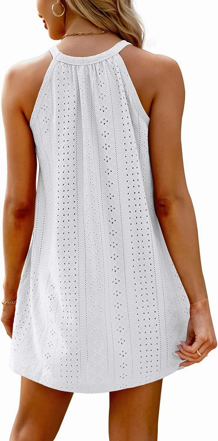 WIHOLL Swimsuit Cover Up for Women Crochet Hollow Out Summer Dresses for Women 2025