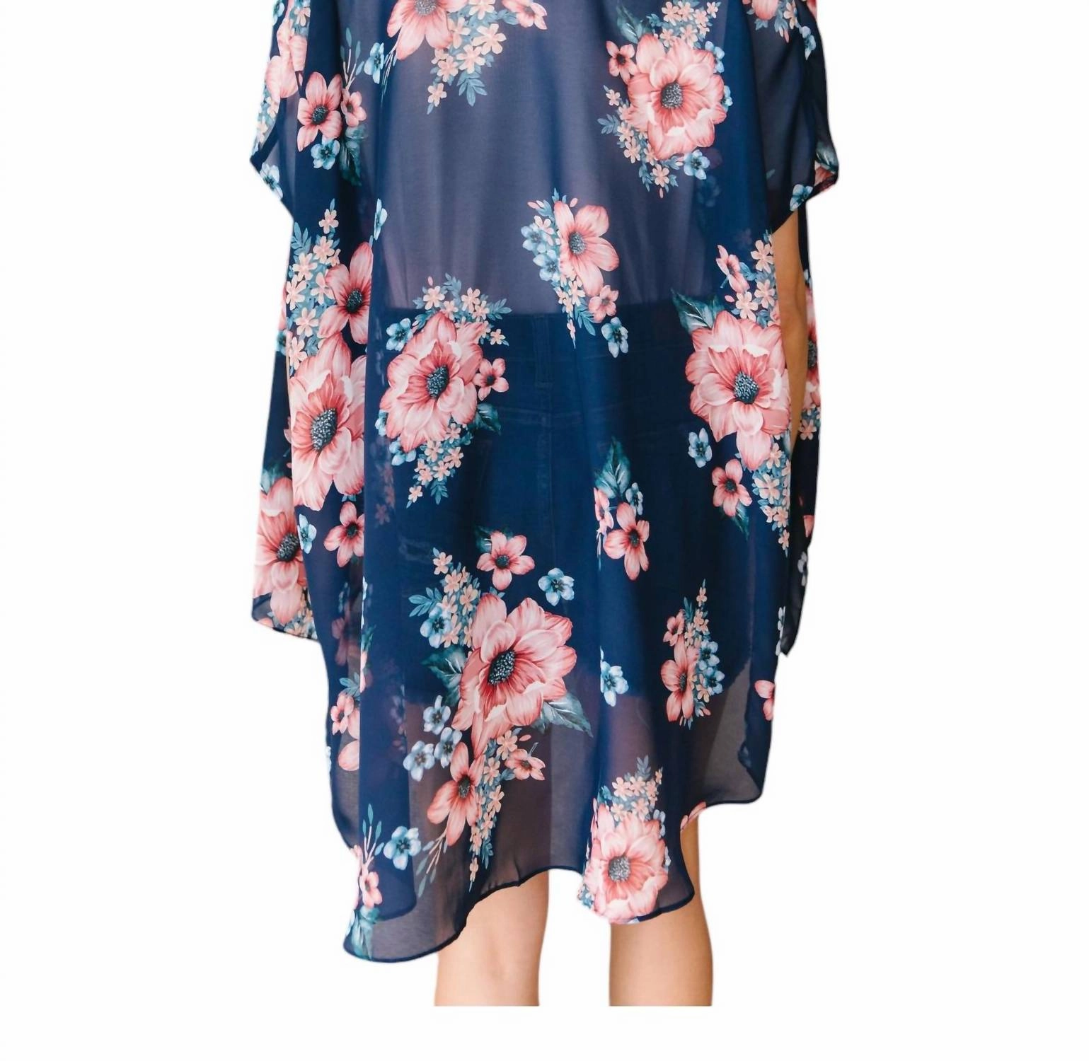 Wildflower Kimono In Blue