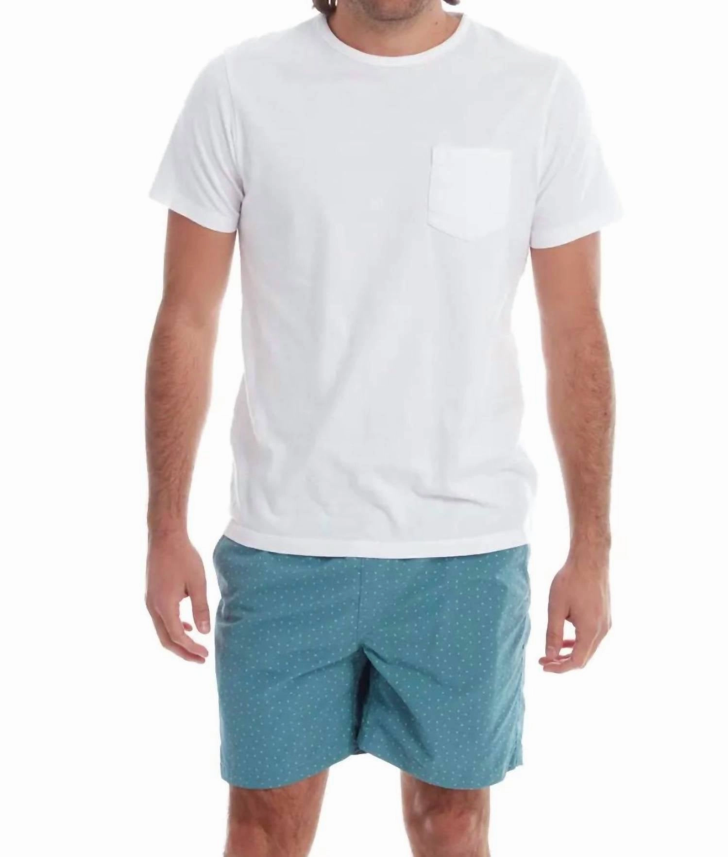 Winston Printed Swim Trunks In Blue