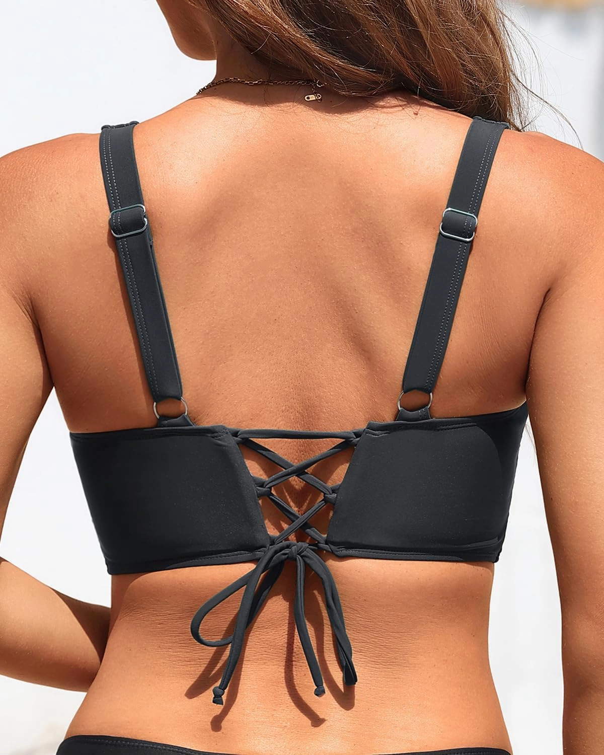 Women Bikini Top - 2025 Full Coverage Swimsuit Tops Large Bust Swim Tops No Bottom