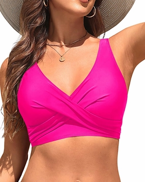 Women Bikini Top - 2025 Full Coverage Swimsuit Tops Large Bust Swim Tops No Bottom