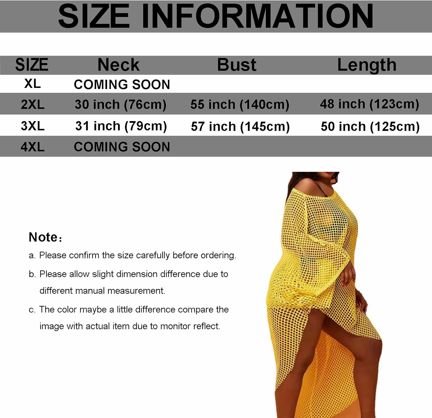 Women Plus Size Swimsuit Cover Up - Bathing Suit Bikini Crochet Swim Cover Up Plus Size Swim Beach Dress