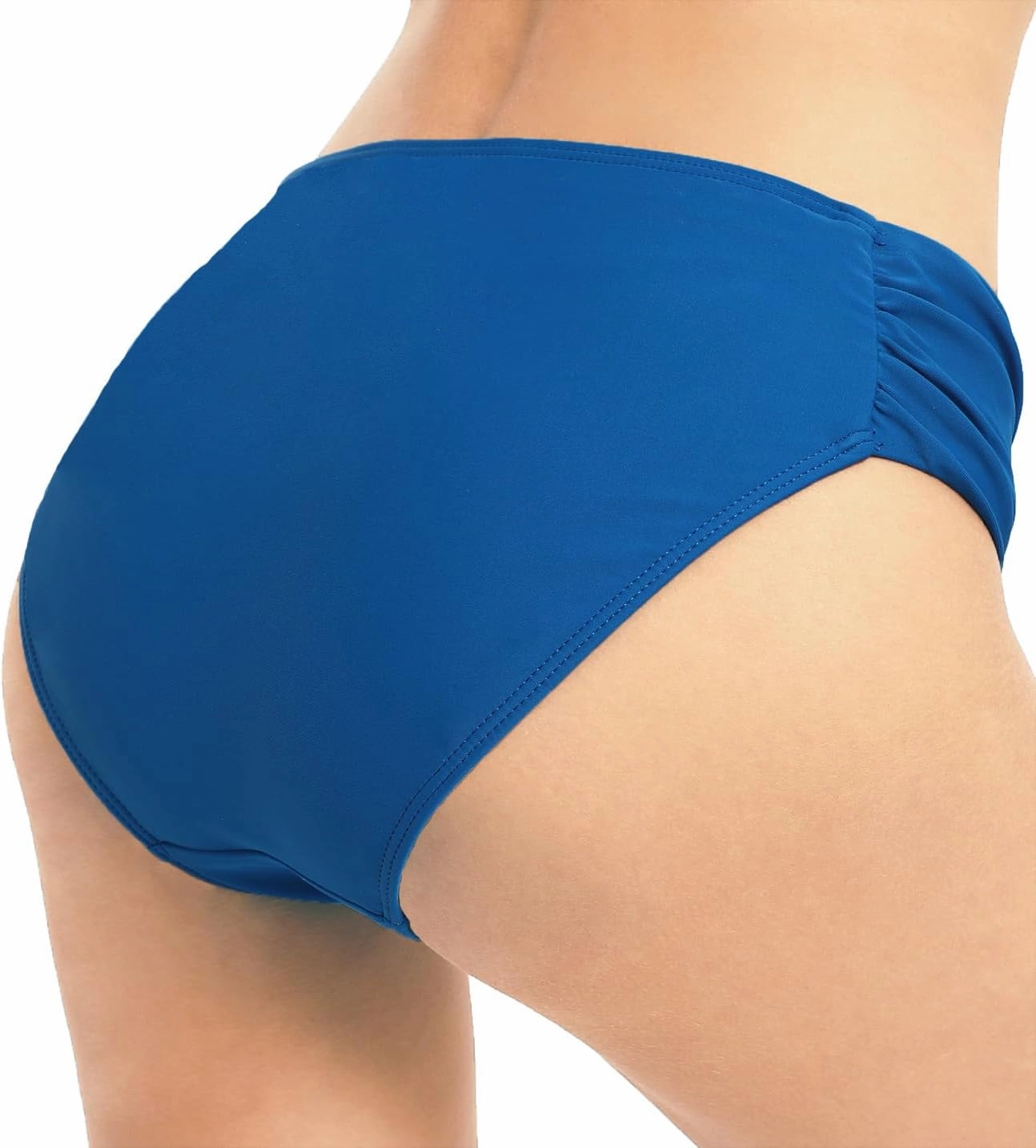 Women's Bathing Suit Bottoms Full Coverage Ruched Bikini Tankini Bottom Swimsuit Brief