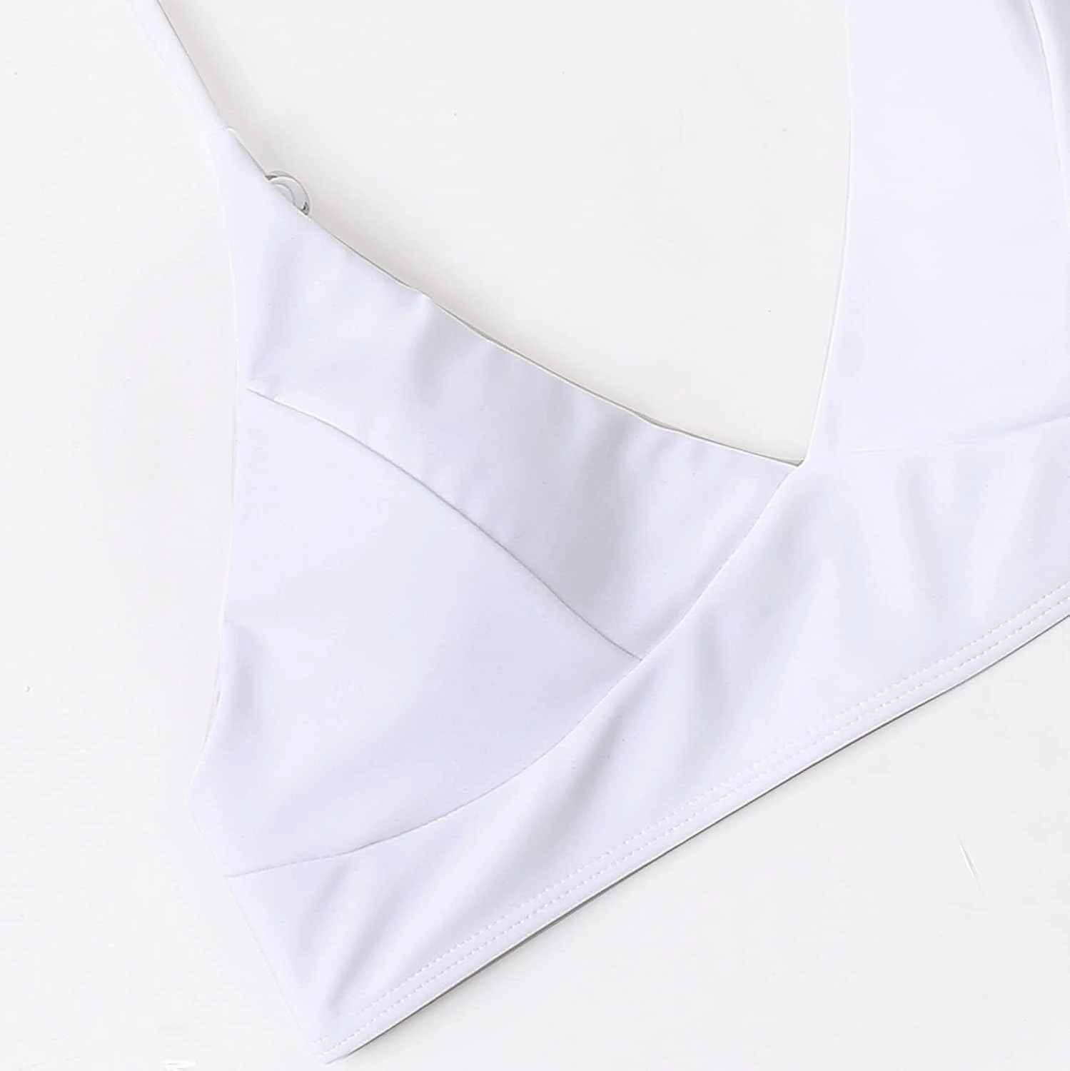 Women's Bikini Top Soild Color Push Up V Neck Bathing Suit Swimsuit Top