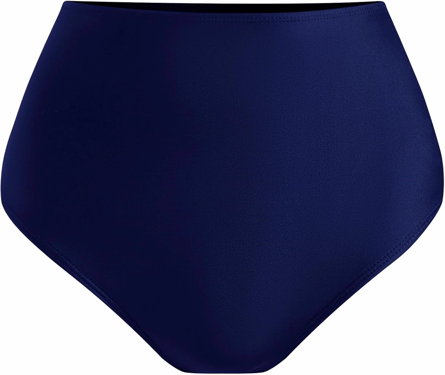 Women's Black High Waisted Bikini Bottom Full Coverage Bathing Suit Swim Bottoms Tummy Control Swimsuit Shorts