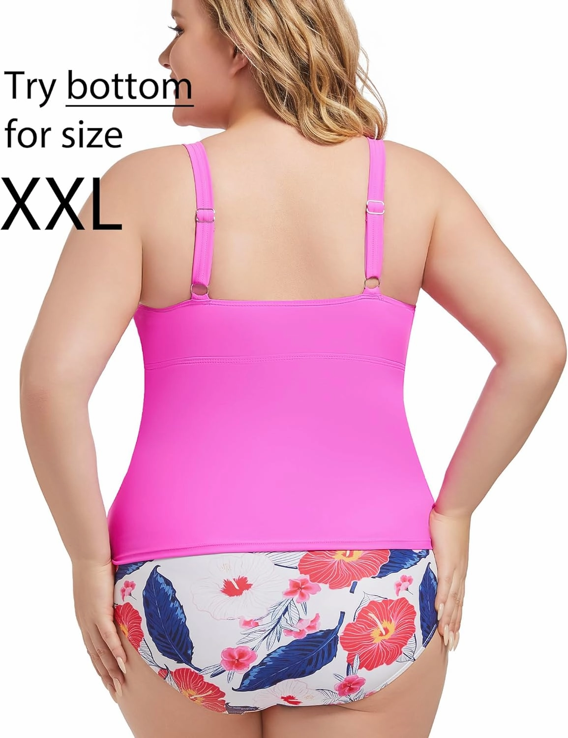 Women's Black High Waisted Bikini Bottom Full Coverage Bathing Suit Swim Bottoms Tummy Control Swimsuit Shorts
