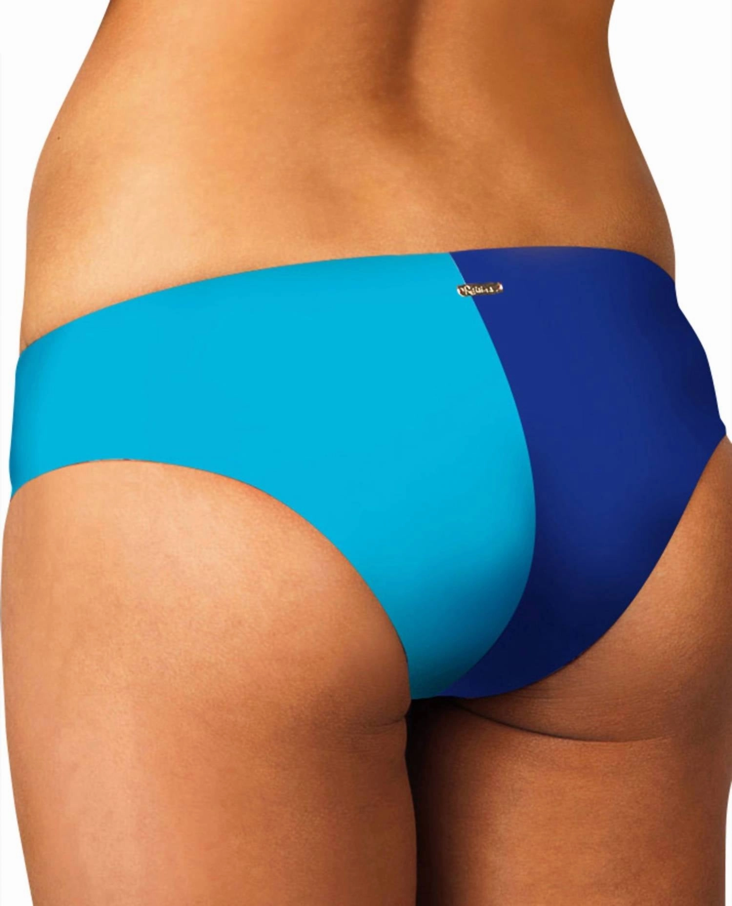 Women's Cheeky Hipster Bikini Bottom In Santa Cruz Blue