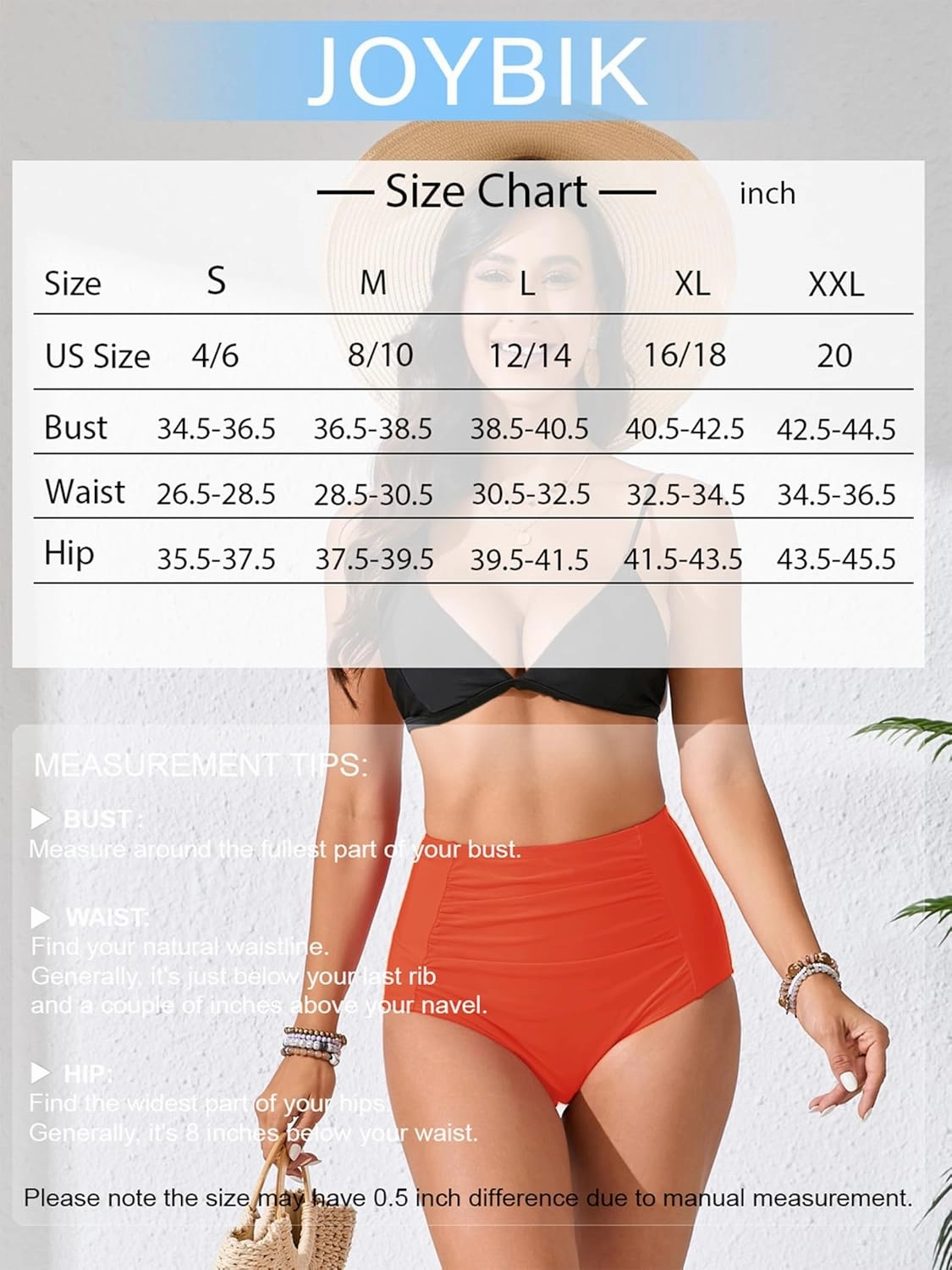 Women's High Waisted Bikini Bottoms Ruched Swim Bottoms Full Coverage Tankini Swimsuits Bottoms