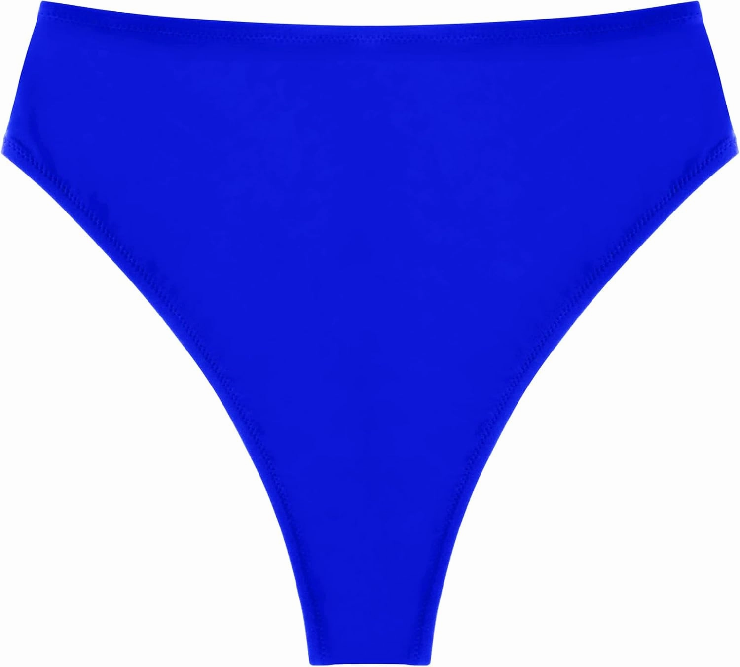 Women's High Waisted High Cut Thong Bikini Bottom