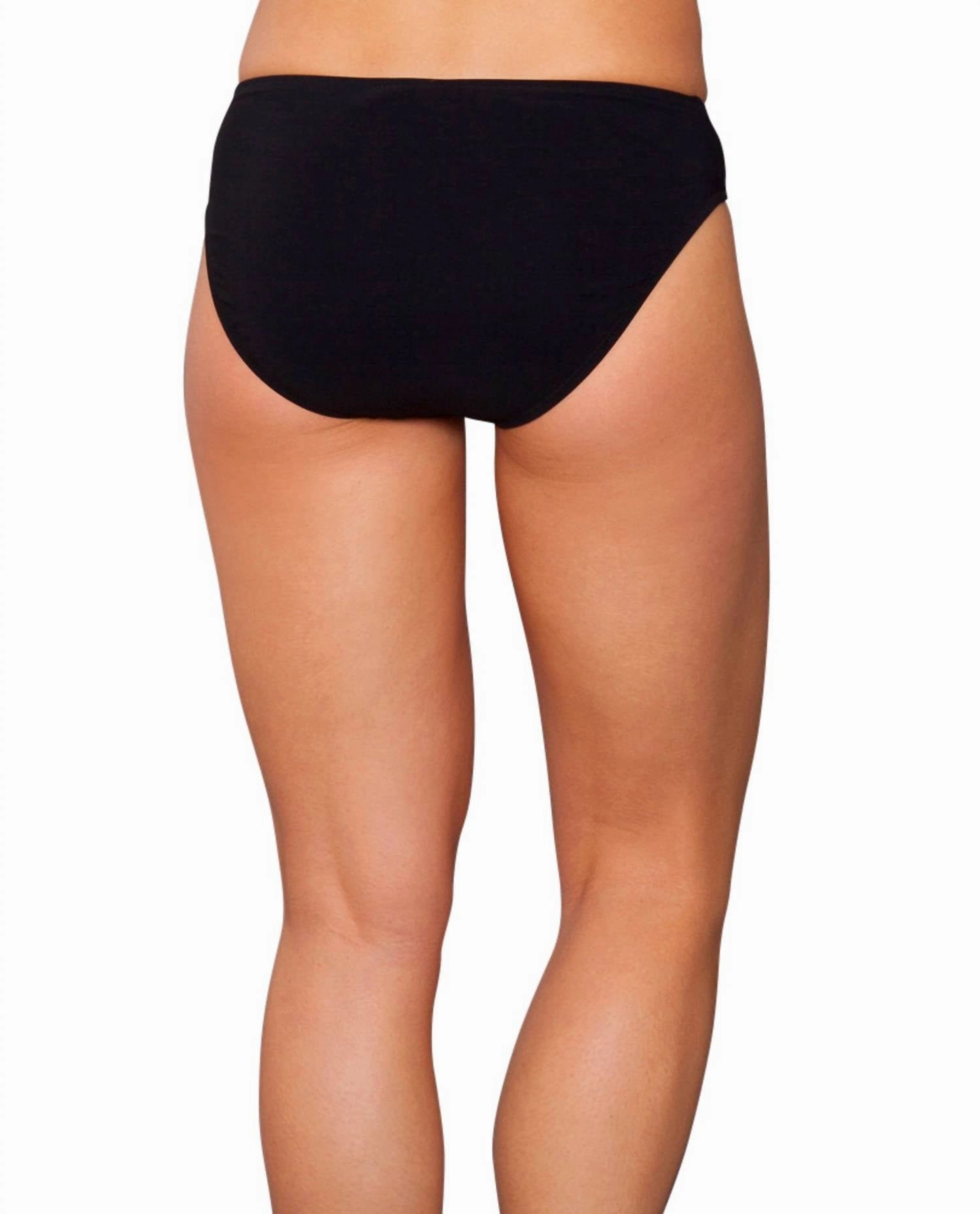 Women's Hipster Swim Bottom In Black