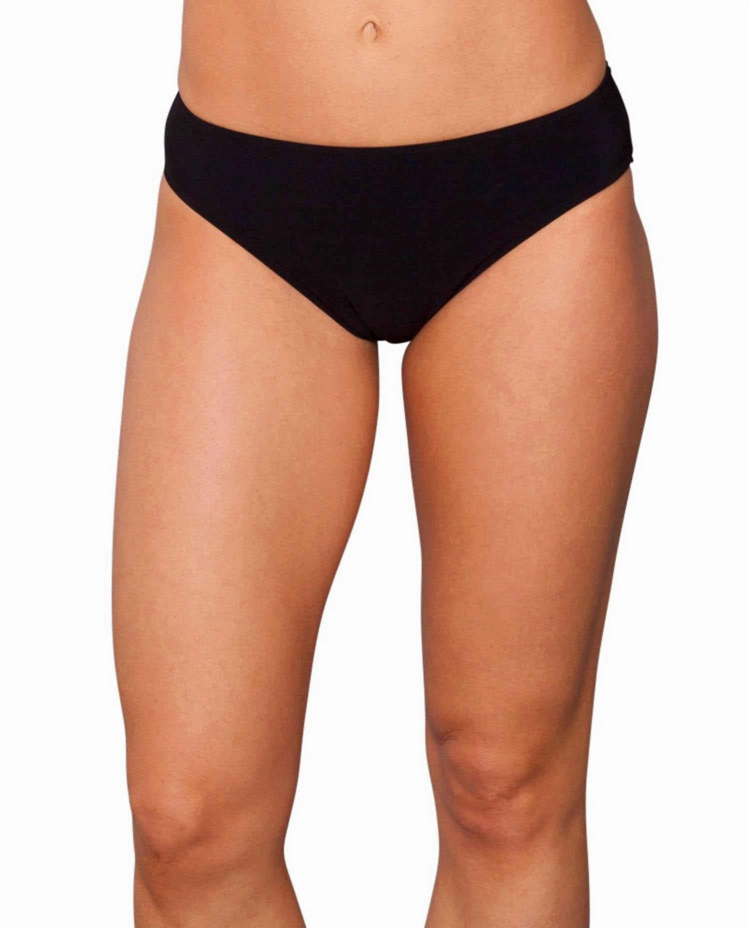 Women's Hipster Swim Bottom In Black