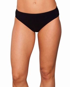 Women's Hipster Swim Bottom In Black