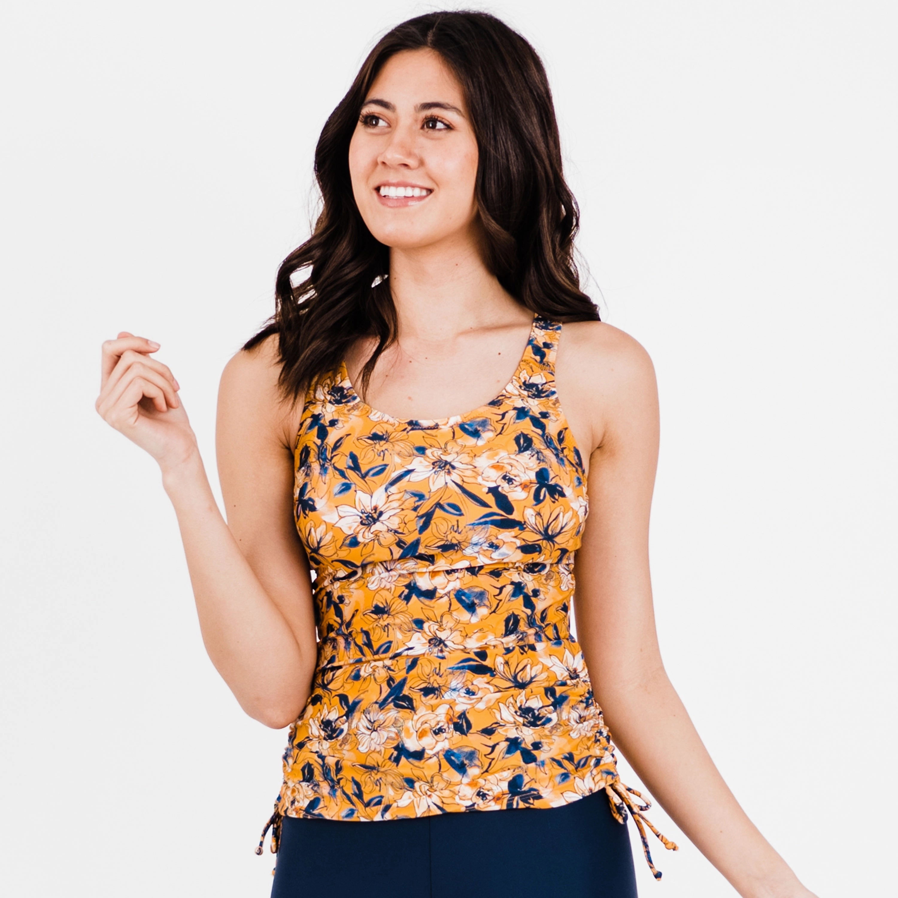 Women's Maya Tankini Swim Top With Built-in Bra - Patterns