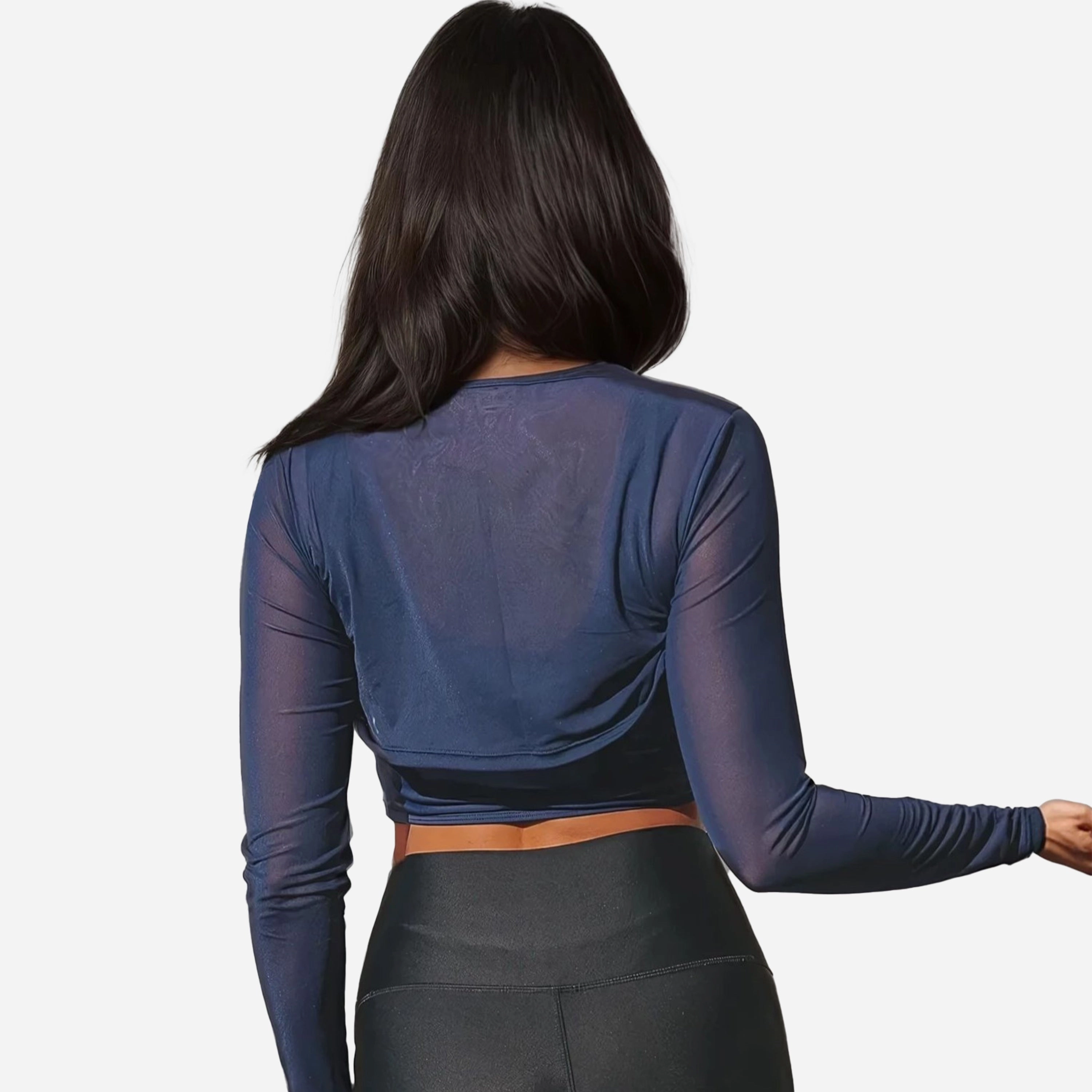 Women's Mesh Sleeve Swim Cover Up