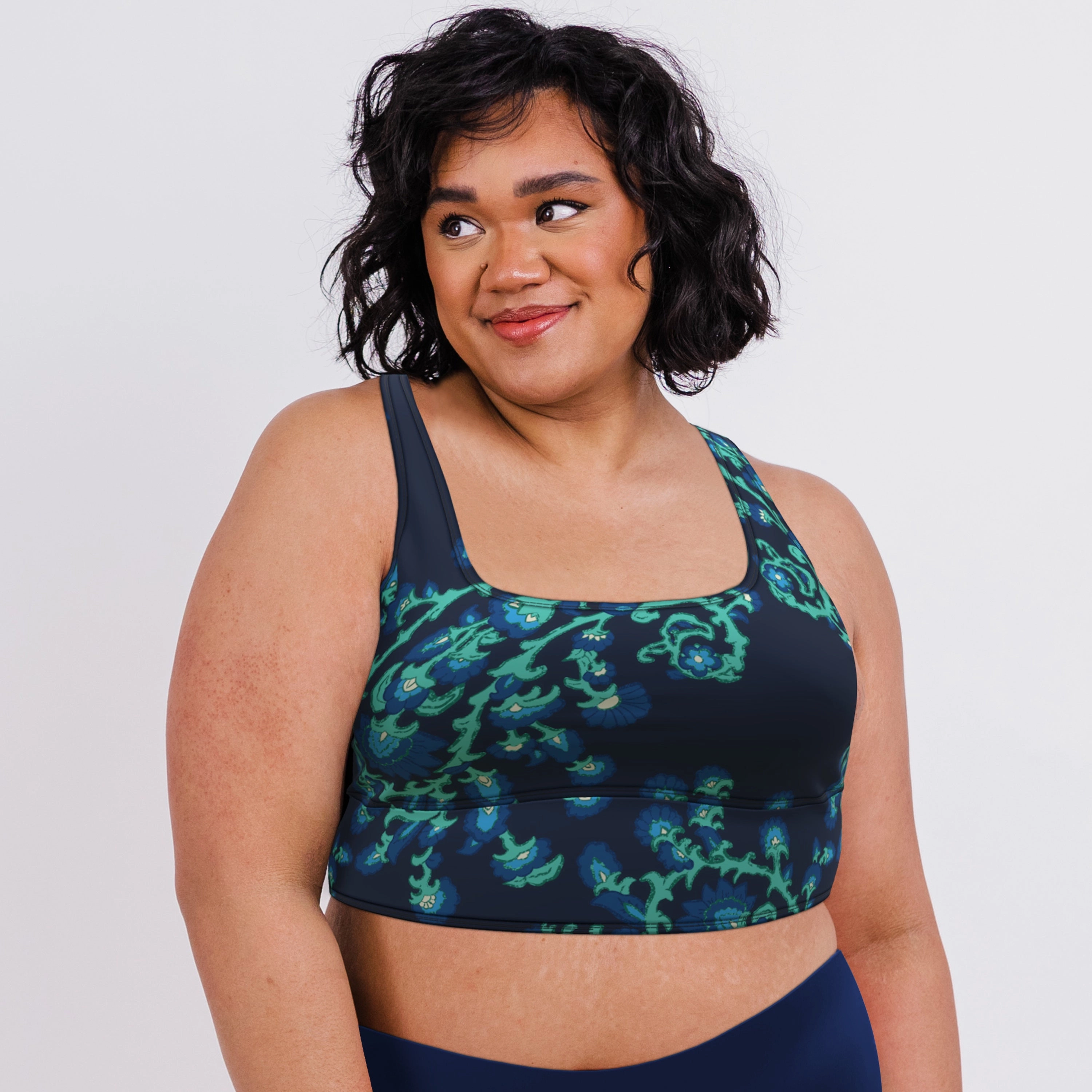Women's Plus Longline Swim Bra