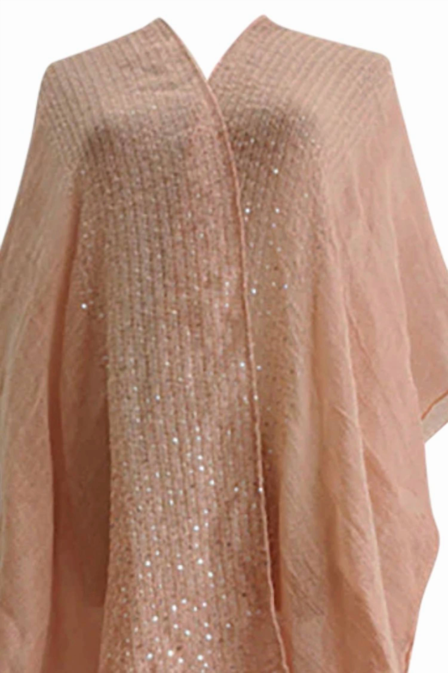 Women's Plus Size Cover Up Kimono In Coral