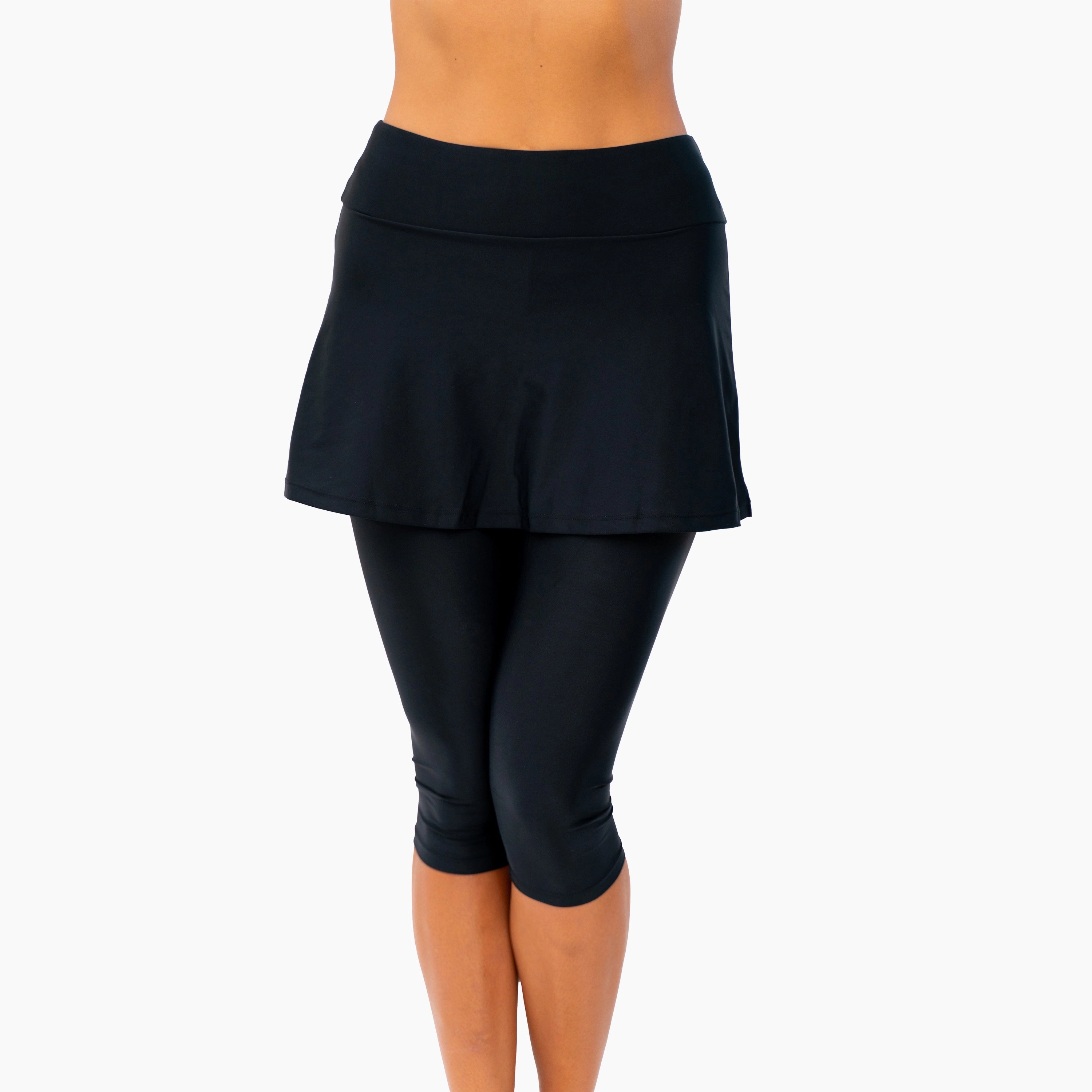 Women's Skirted Swim Capris