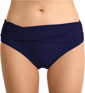 Women's Swimsuit Bikini Bottoms Full Coverage Ruched Bathing Suit Bottom