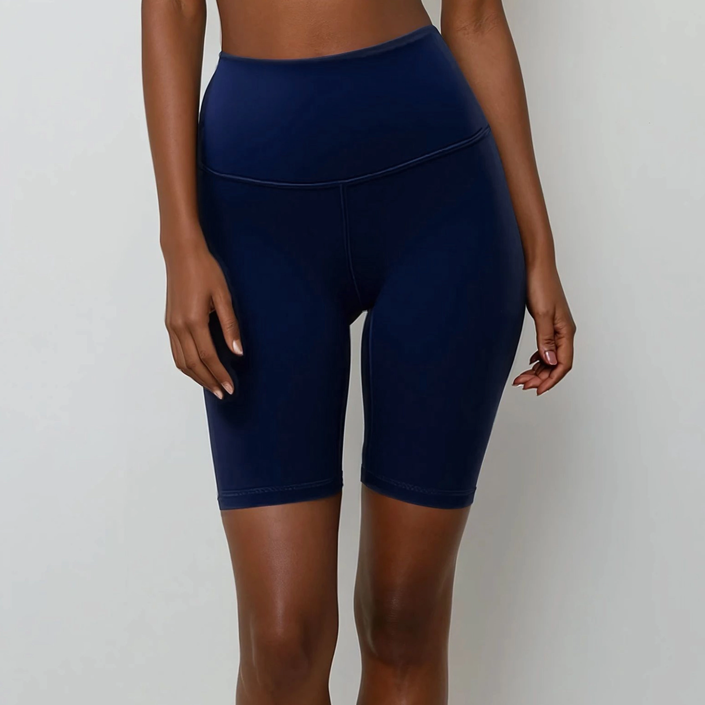 Women's Tummy Control Long Bike Swim Shorts