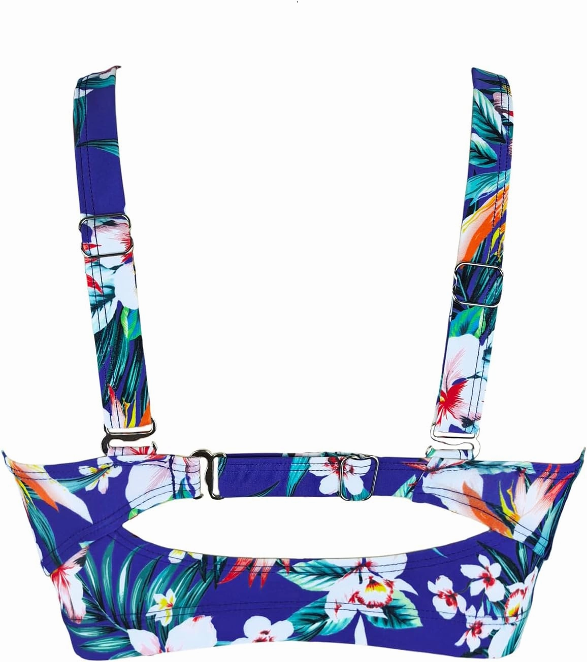 Women's Twist Front Full Coverage Swimsuit V Neck Padded High Waisted Ruched Bikini Set Two Piece Bathing Suit