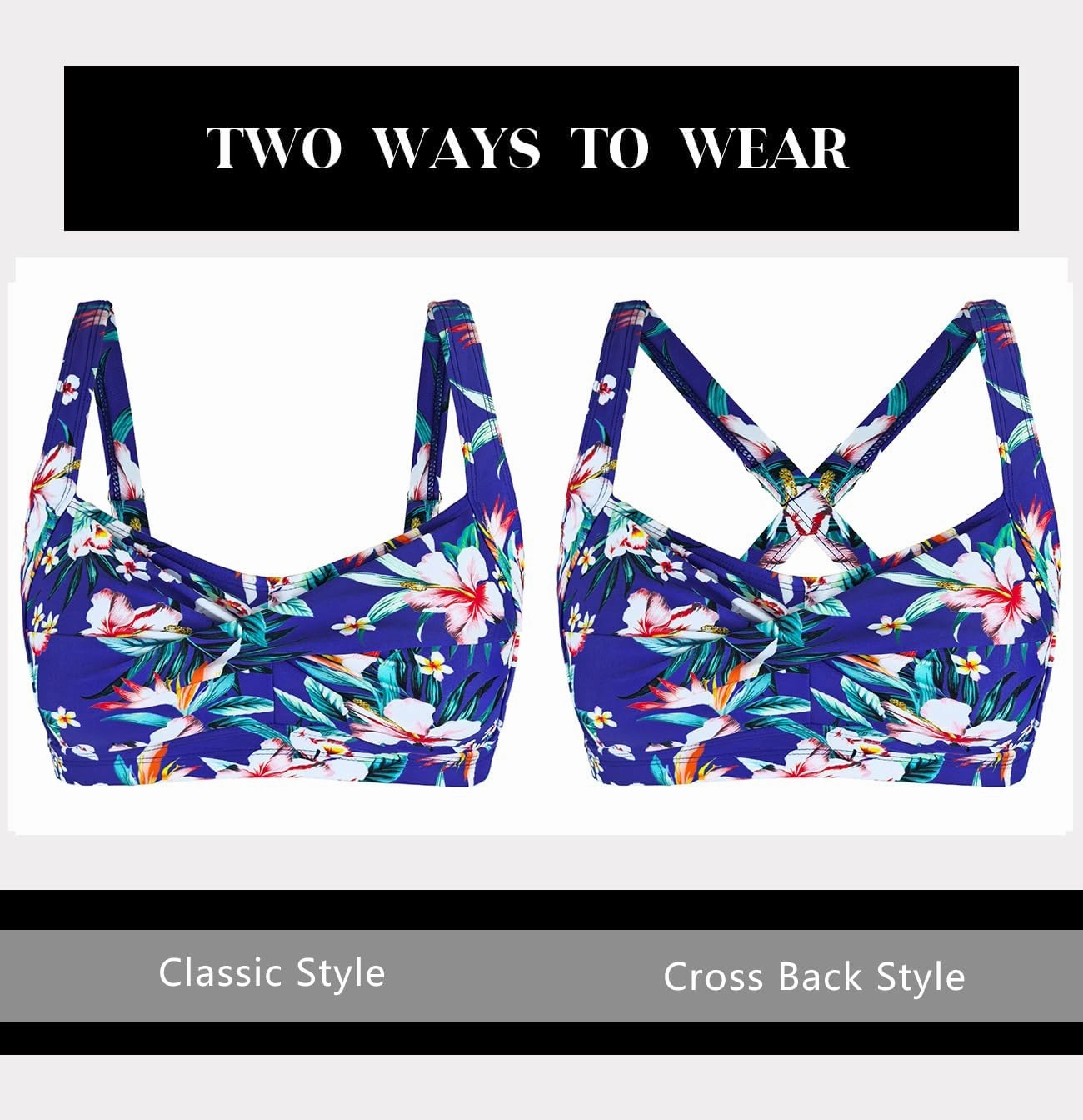 Women's Twist Front Full Coverage Swimsuit V Neck Padded High Waisted Ruched Bikini Set Two Piece Bathing Suit