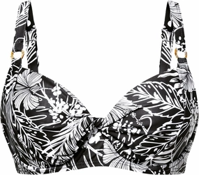 Women's Underwire Bikini Top - Push Up Swimsuit Top Only Twist Front Bathing Suit 2025 Retro Swim Bra