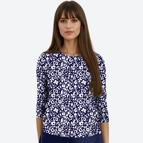 Women's Women's 3/4 Sleeve Rash Guard Margaux Swim Top