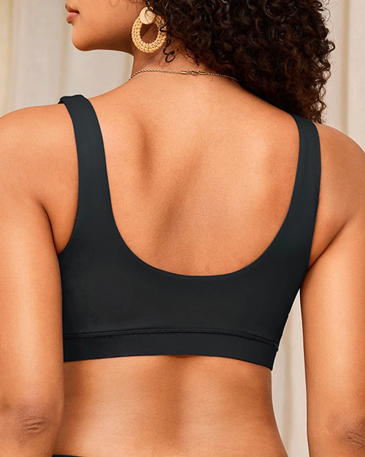 Women Sport Bra Swimsuit Top - Swim Bra Bikini Top Only Scoop Neck Bathing Suit 2025 Swimwear