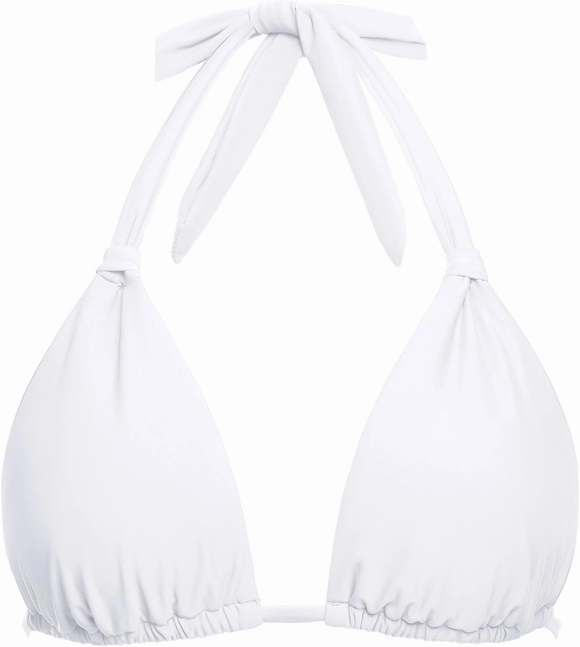Women Triangle Bikini Top Only 2025 String Halter Sexy Swimsuit Bathing Suit Top