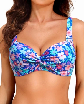 Women Underwire Bikini Top - 2025 Push Up Swimsuit Tops Padded Bra Bathing Suit