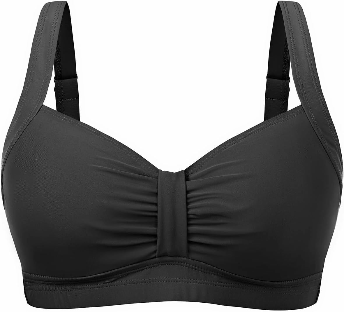 Women Underwire Bikini Top - Supportive Push Up Swim Top Only 2025 Retro Bathing Suit Tops