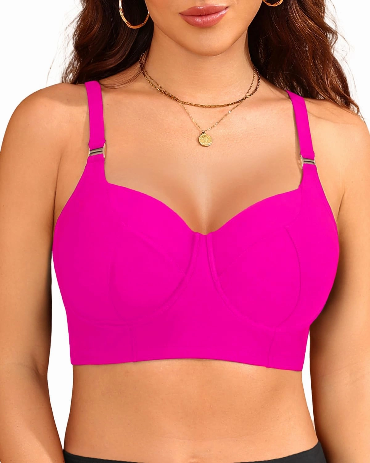 Women Underwire Bikini top Only - Longline Push Up Bathing Suit Top Bra Swim Tops 2025 Swimsuit Tops