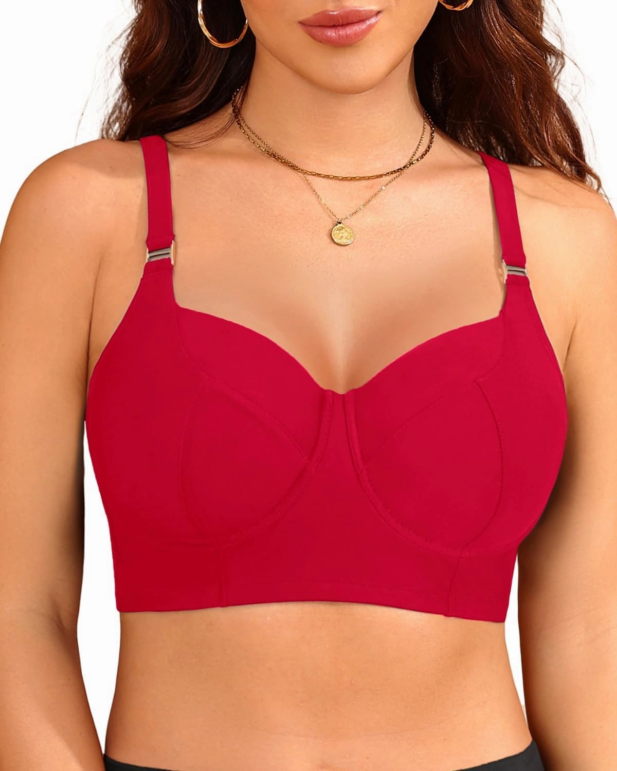 Women Underwire Bikini top Only - Longline Push Up Bathing Suit Top Bra Swim Tops 2025 Swimsuit Tops