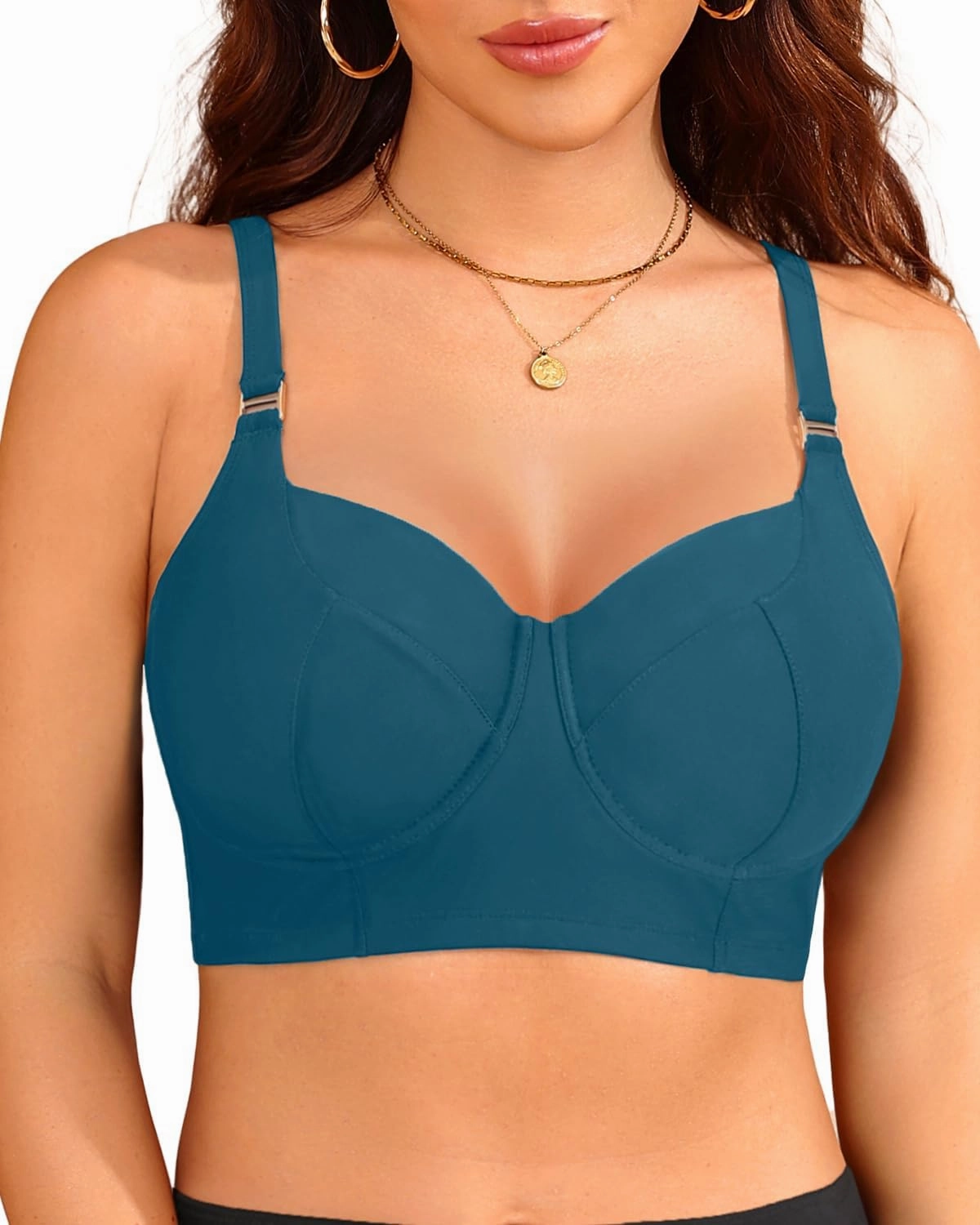 Women Underwire Bikini top Only - Longline Push Up Bathing Suit Top Bra Swim Tops 2025 Swimsuit Tops
